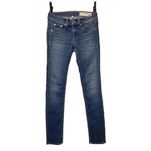 Rag & Bone Skinny Jeans Women’s Size 25 Blue Denim 26” Inseam
